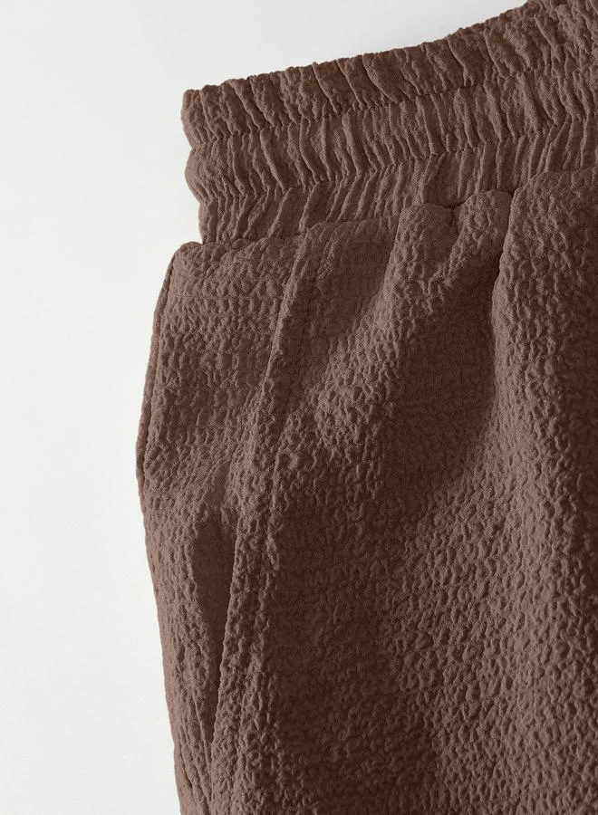 Take Two Men Short Sleeve Shirt and Drawstring Pants Co-Ords